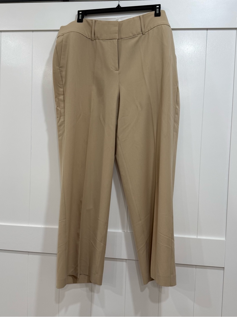 Lane Bryant Tan Wide-Leg Dress Pants